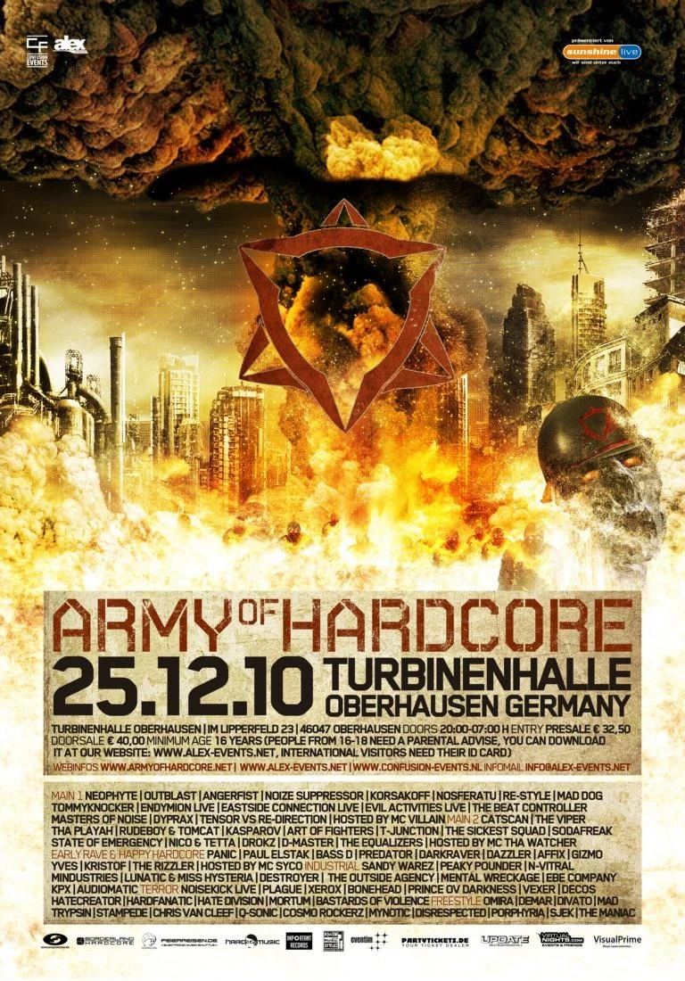 Event poster featuring DJ X3ROX